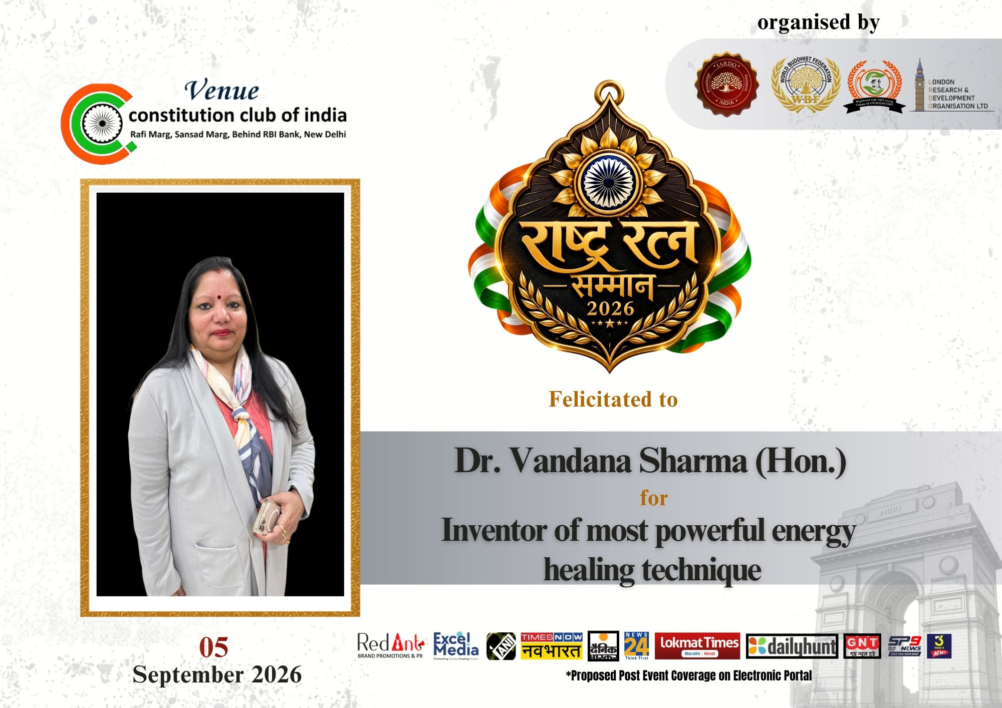 Dr. Vandana Sharma (Hon.) 